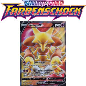 Pokémon Farbenschock Simsala-V 172/185 FULLART