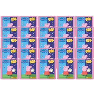 Panini Peppa Pig Spiele mit Gegensätzen Sticker - 25x Tüten