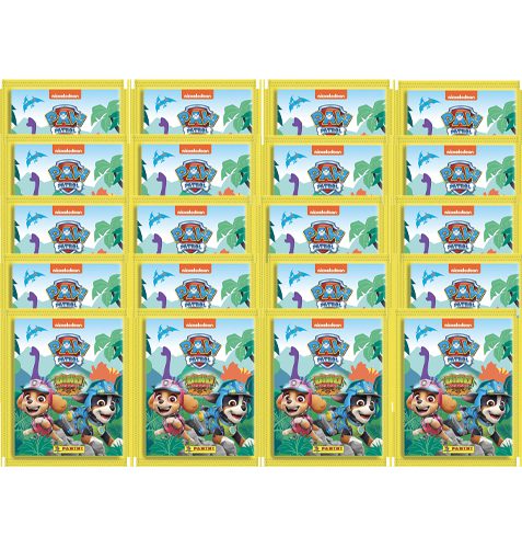 Panini Paw Patrol Dino Rescue Sticker 20x Stickertüten