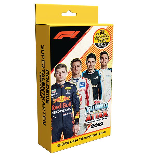 Topps Formula 1 Turbo Attax 2021 Trading Cards - 1x Blister