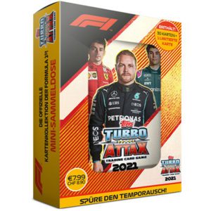 Topps Formula 1 Turbo Attax 2021 Trading Cards - 1x Mini Tin