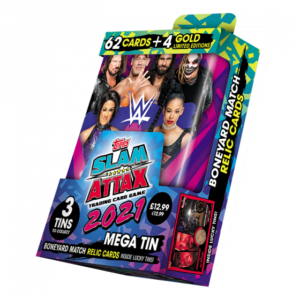 WWE Slam Attax 2021 Mega Tin Lila