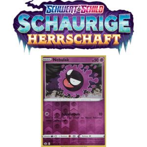 Pokémon Schaurige Herrschaft 055/198 Nebulak REVERSE HOLO