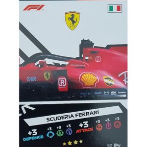 Turbo Attax 2021 Nr 062 Scuderia Ferrari