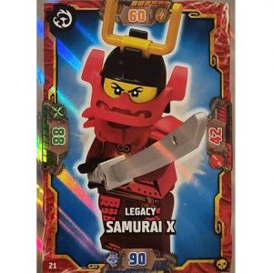 Lego Ninjago Serie 6 Trading Cards Nr 021 Legacy Samurai X