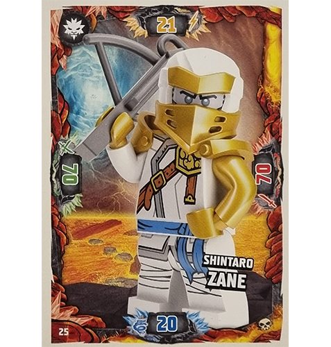 Lego Ninjago Serie 6 Trading Cards Nr 025 Shintaro Zane