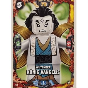 Lego Ninjago Serie 6 Trading Cards Nr 049 Wütender König Vangelis