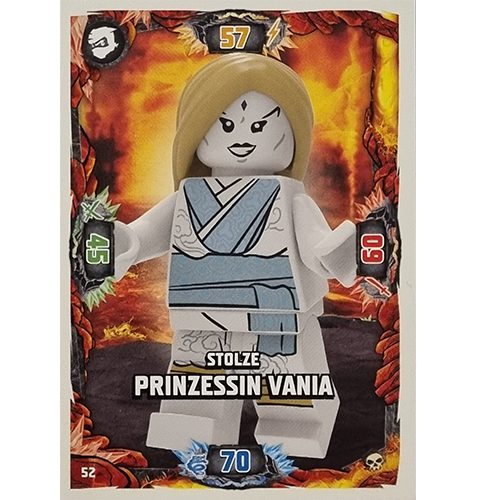 46 Meister Wu & Prinzessin Vania Lego Ninjago Serie 6 Die Insel TCG Karte Nr