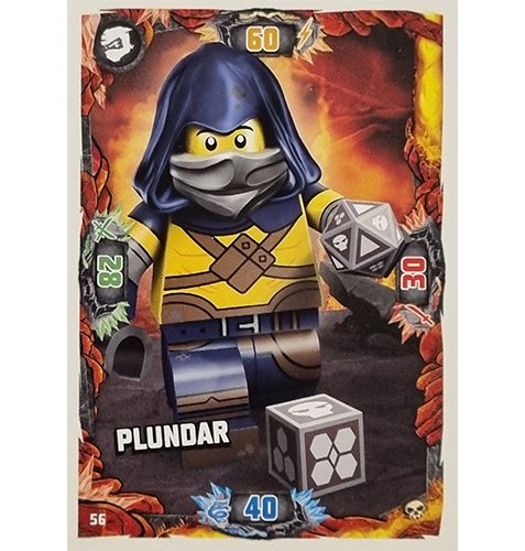Lego Ninjago Serie 6 Trading Cards Nr 056 Plundar