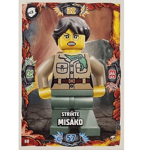 Lego Ninjago Serie 6 Trading Cards Nr 060 Strikte Misako