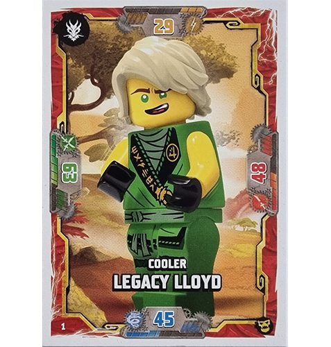 Lego Ninjago Serie 6 NEXT LEVEL Trading Cards Nr 001 Cooler Legacy LLoyd