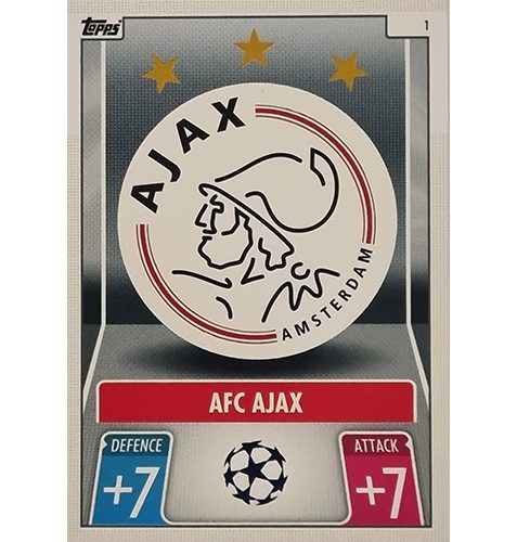Topps Champions League 2021/2022 Nr 001 Ajax Team Badge