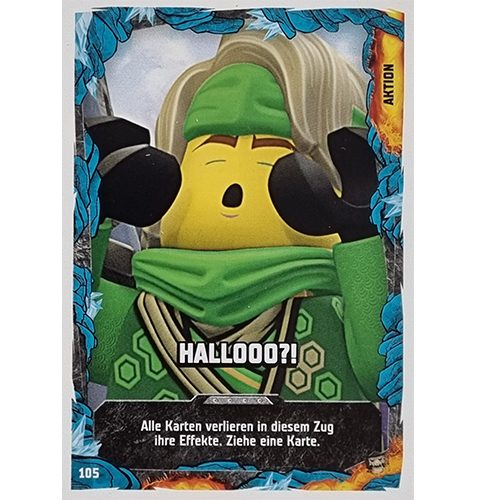 Lego Ninjago Serie 6 NEXT LEVEL Trading Cards Nr 105 Hallooo