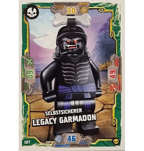 Lego Ninjago Serie 6 Trading Cards Nr 107 Selbstsicherer Legacy Garmadon