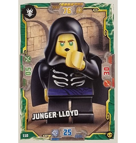 Lego Ninjago Serie 6 Trading Cards Nr 110 Junger Lloyd