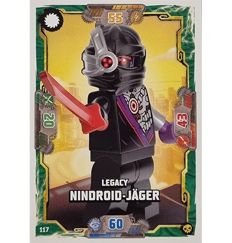 Lego Ninjago Serie 6 Trading Cards Nr 117 Legacy Nindroid Jäger