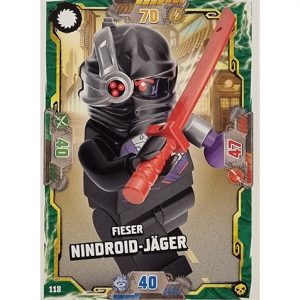 Lego Ninjago Serie 6 Trading Cards Nr 118 Fieser Nindroid Jäger