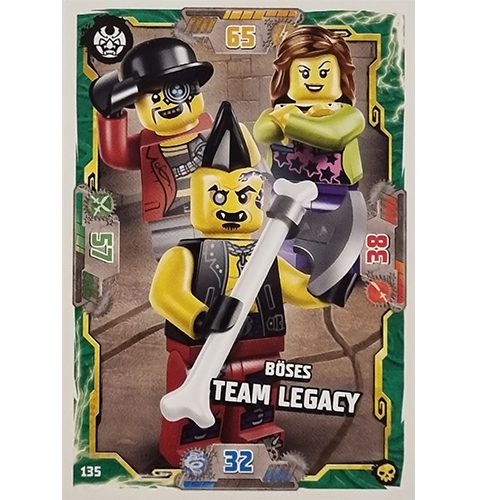 Lego Ninjago Serie 6 Trading Cards Nr 135 Böses Team Legacy
