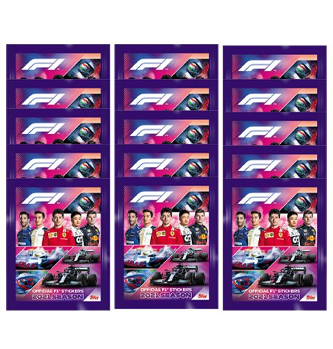 Topps Formula 1 Sticker 2021-1x Display je 50 Stickertüten 