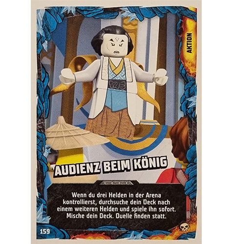 Lego Ninjago Serie 6 Trading Cards Nr 159 Audienz beim König