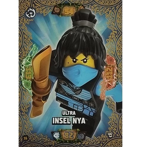 Lego Ninjago Serie 6 NEXT LEVEL Trading Cards Nr 016 Ultra Insel Nya