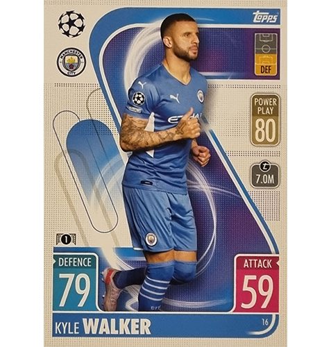 Topps Champions League 2021/2022 Nr 016 Kyle Walker