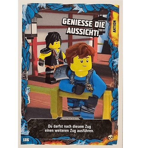 Lego Ninjago Serie 6 Trading Cards Nr 186 Geniesse die Aussicht