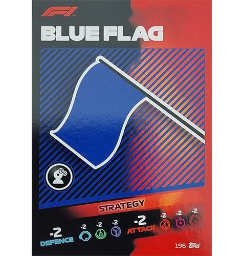 Blue Flag 2021 Turbo Attax F1-196 