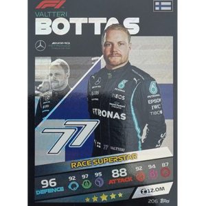 Turbo Attax 2021 Nr 206 Valtteri Bottas