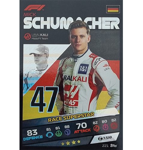 Turbo Attax 2021 Nr 221 Mick Schumacher