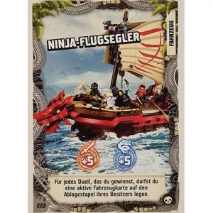Lego Ninjago Serie 6 Trading Cards Nr 222 Ninja Flugsegler