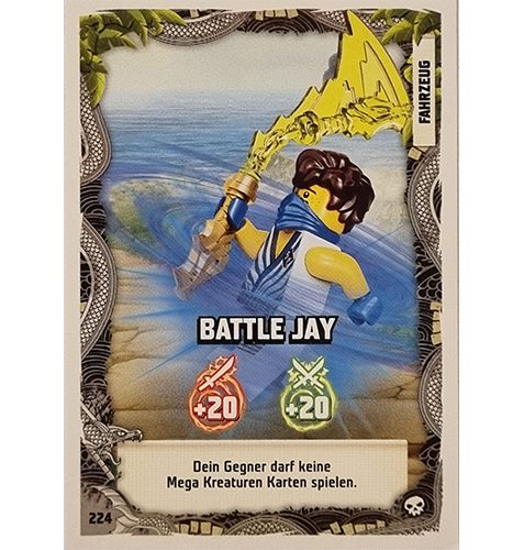Lego Ninjago Serie 6 Trading Cards Nr 224 Battle Jay