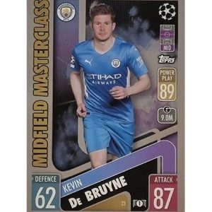Topps Champions League 2021/2022 Nr 023 Kevin De Bruyne