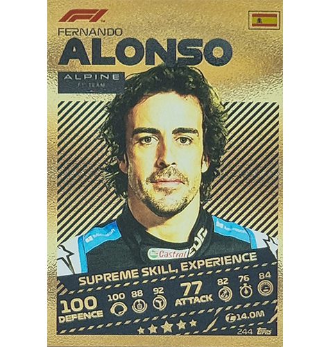 Turbo Attax 2021 Nr 244 Fernando Alonso