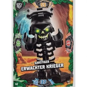 Lego Ninjago Serie 6 NEXT LEVEL Trading Cards Nr 062 Garstiger Erwachter Krieger