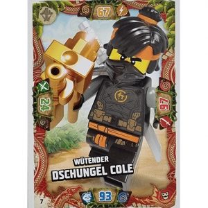 Lego Ninjago Serie 6 NEXT LEVEL Trading Cards Nr 007 Wütender Dschungel Cole