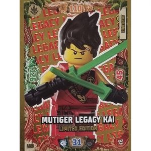 Lego Ninjago Serie 6 NEXT LEVEL Trading Cards LE 6 Mutiger Legacy Kai