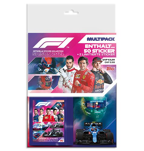 Topps Formula 1 Sticker 2021 Multipack
