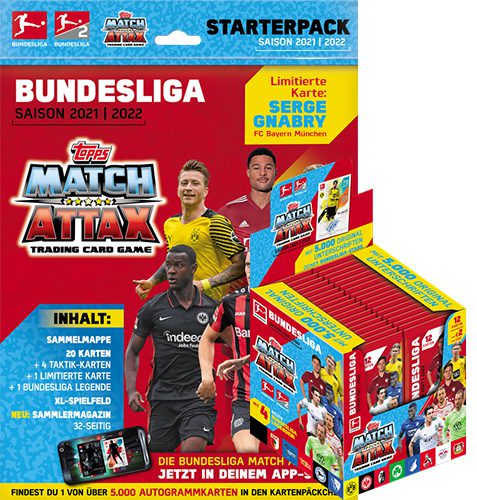 Topps Match Attax Bundesliga 2021/22 Starter Pack & Display