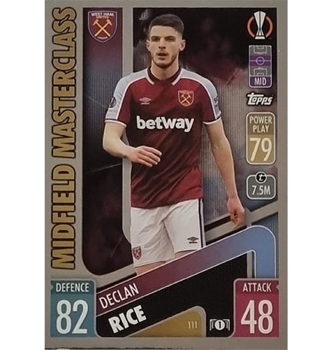 Topps Champions League 2021/2022 Nr 111 Declan Rice