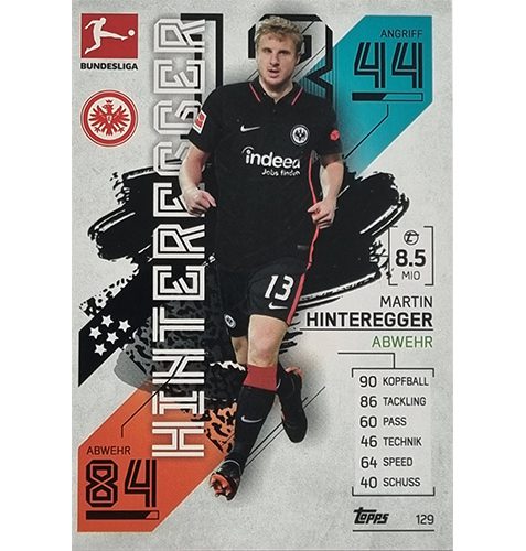 Topps Match Attax Bundesliga 2021/22 Nr 129 Martin Hinteregger