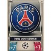 Topps Champions League 2021/2022 Nr 136 Paris Saint Germain Team Badge