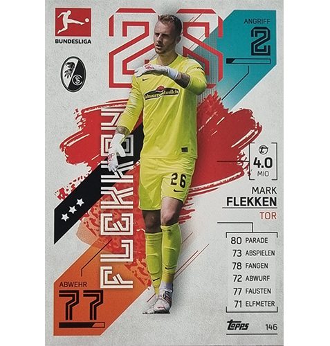 Topps Match Attax Bundesliga 2021/22 Nr 146 Mark Flekken