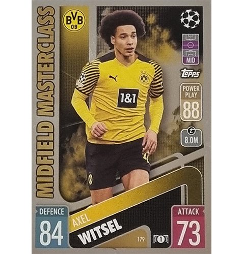 Topps Champions League 2021/2022 Nr 179 Axel Witsel