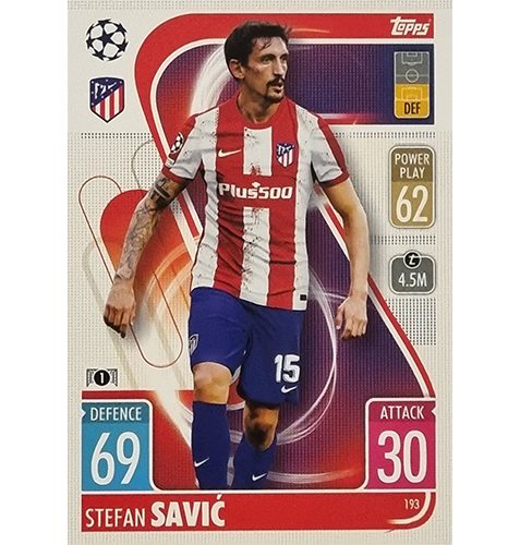 Topps Champions League 2021/2022 Nr 193 Stefan Savic