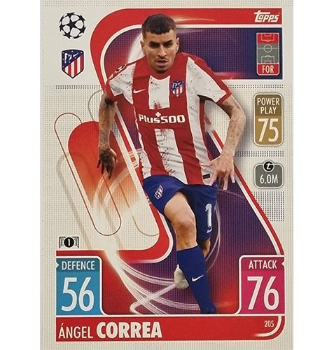 Topps Champions League 2021/2022 Nr 205 Angel Correa
