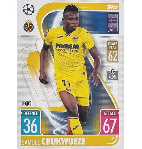 Topps Champions League 2021/2022 Nr 295 Samuel Chukwueze