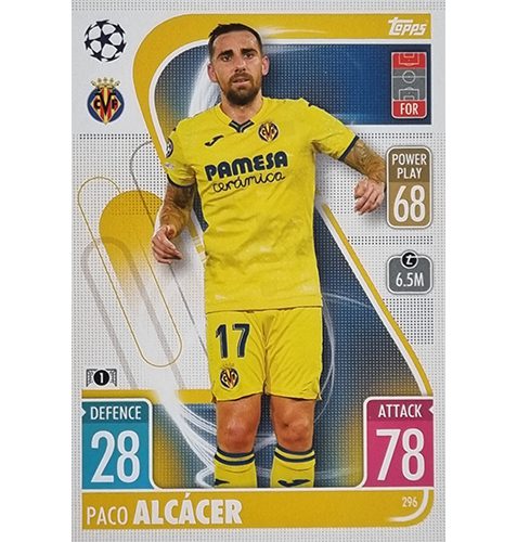 Topps Champions League 2021/2022 Nr 296 Paco Alcacer