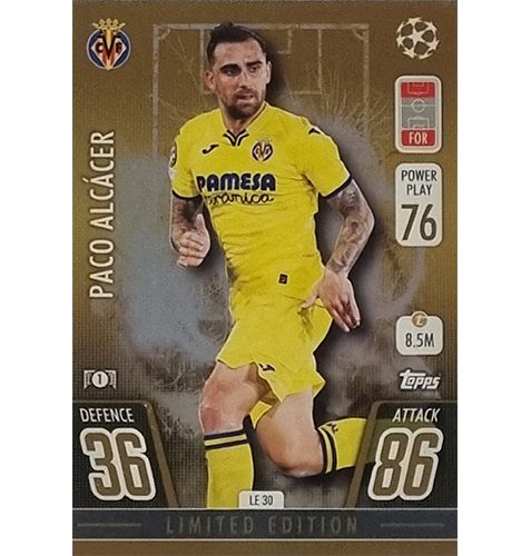 Topps Champions League 2021/2022 LE 30 Paco Alcacer