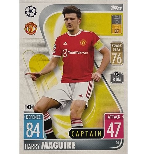 Topps Champions League 2021/2022 Nr 030 Harry Maguire